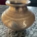 1800 century rare brass pot lota kalash holly water hindu god maditation prayer