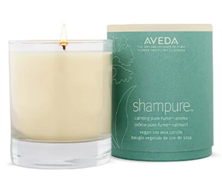 Aveda Shampure Vegan Soy Wax Calming Pure Fume Aroma Candle 8.1 oz Fast Shipping