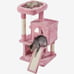 SMILE MART 36 Cat Tree with Condos and Scratching Post Tower, Pink