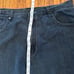 Men's Artful Dodger Bruiser Floral Embroidered Black Jeans Zip Fly 42x36