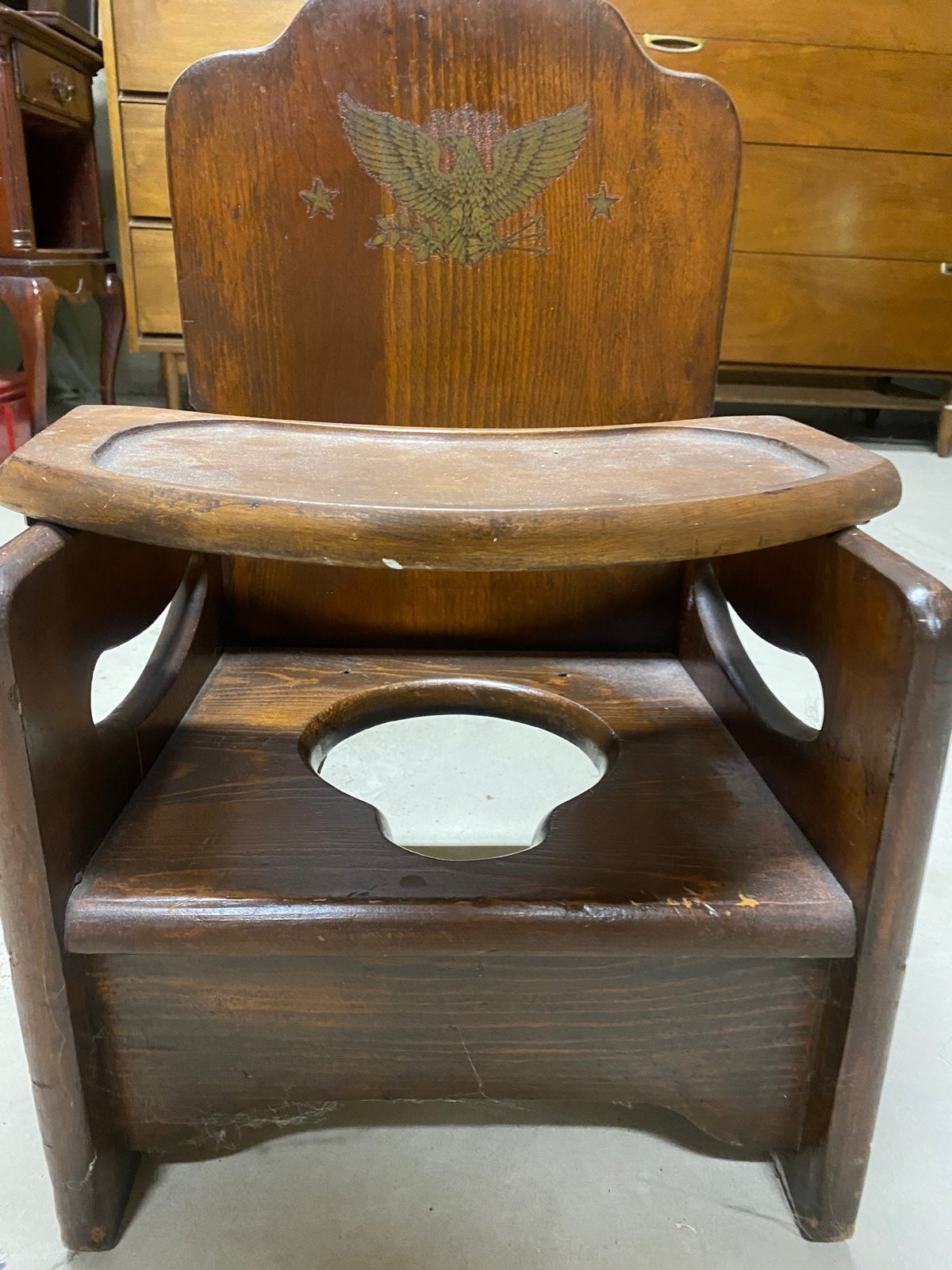 antique potty chair!