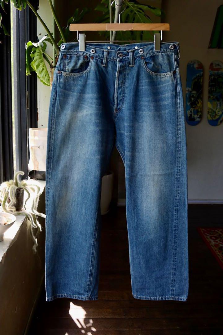 A.PRESSE No. 2 Washed Denim Pants Size 34