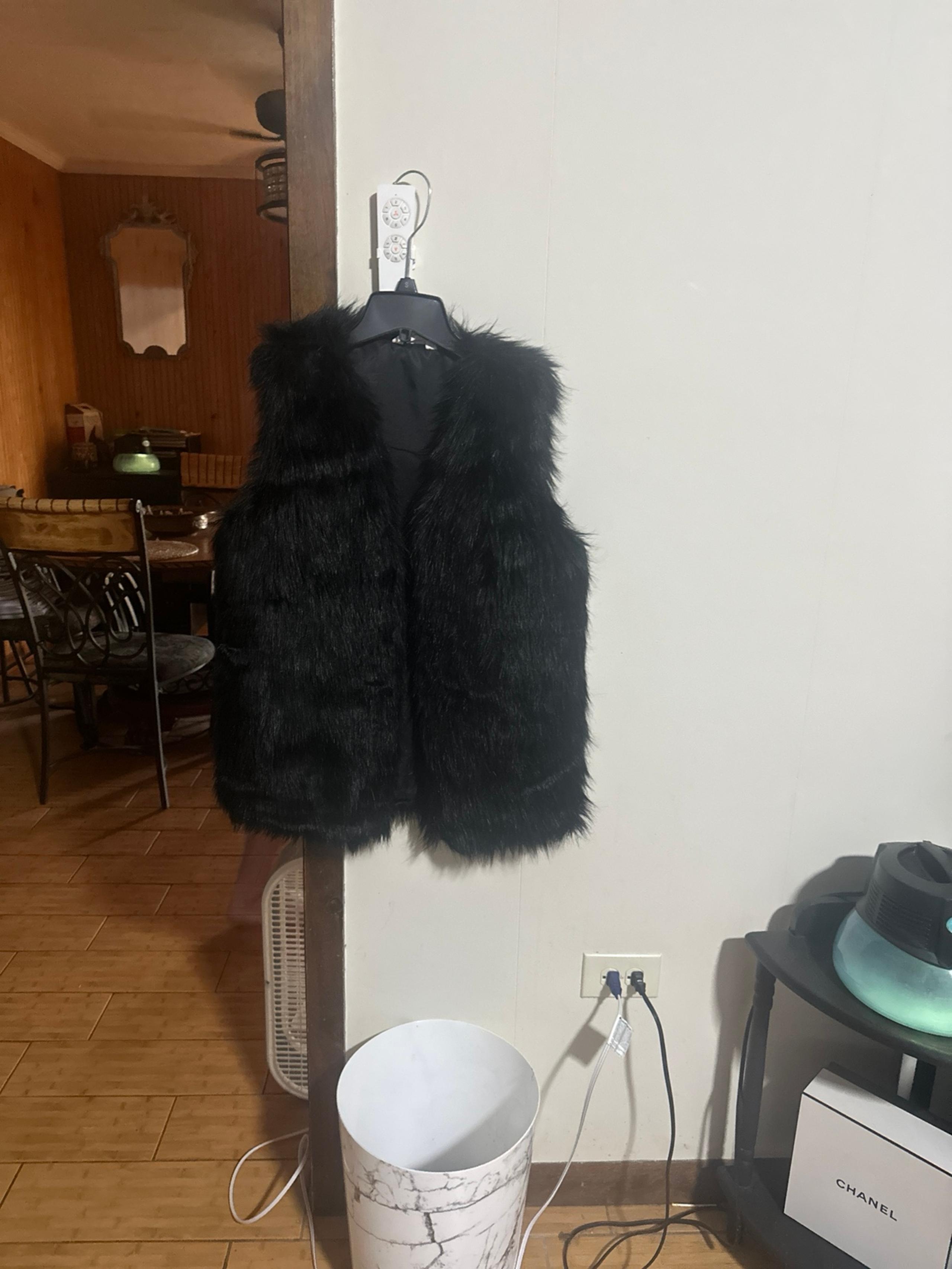 faux fur vest