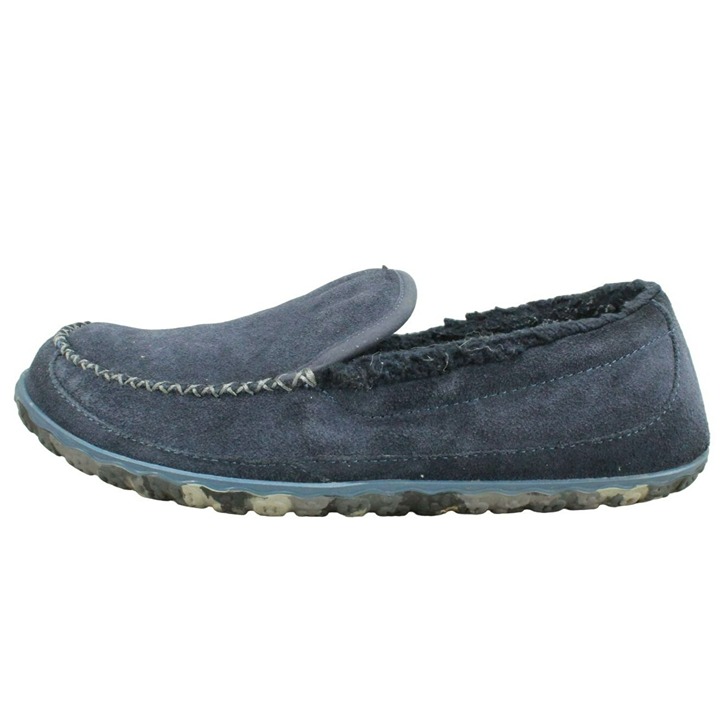 LL Bean Men's Blue Suede Slip On Fleece Lined Mountain Slippers Shoes Size 10 M LL Bean Men's Blue Suede Slip On Fleece Lined Mountain Slippers Shoes Size 10 M