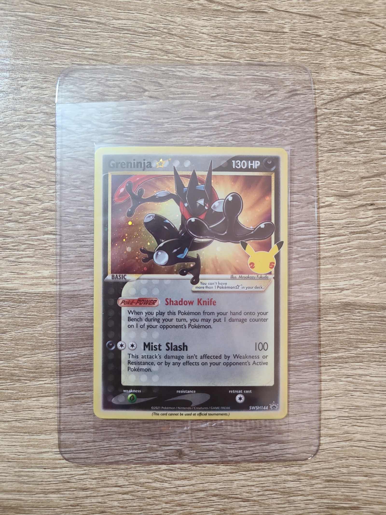 Pokémon Celebrations 2021 Greninja Black Star Promo Sealed
