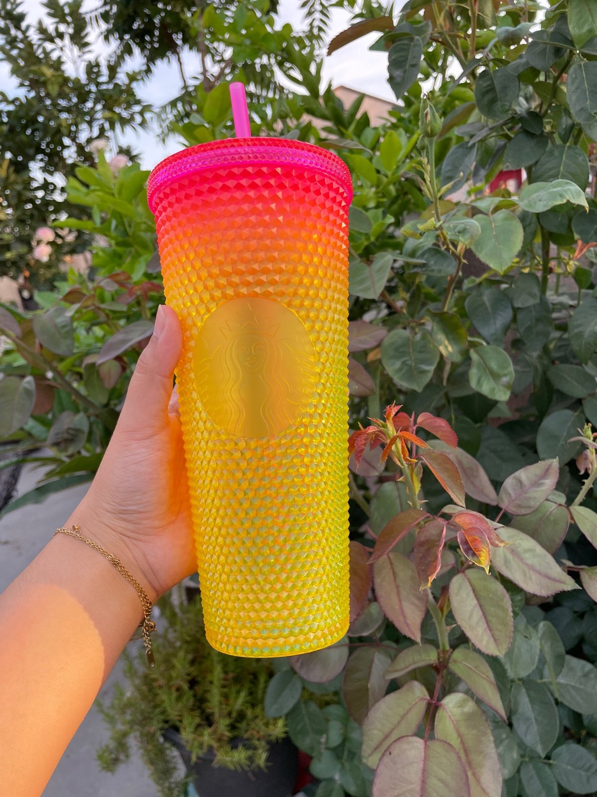 Starbucks Overseas Tequila Sunrise Studded Tumbler