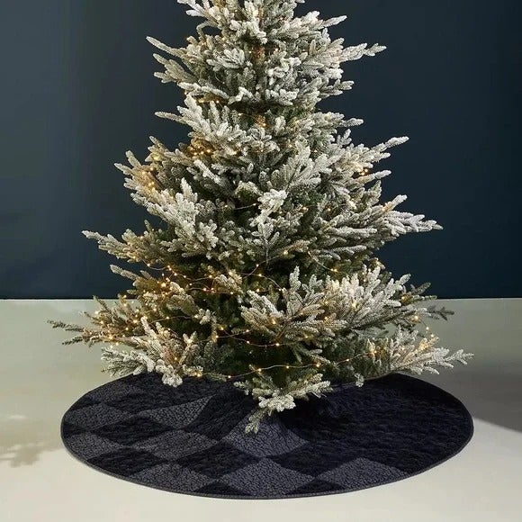 Anthropologie-Quilted Navona Tree Skirt