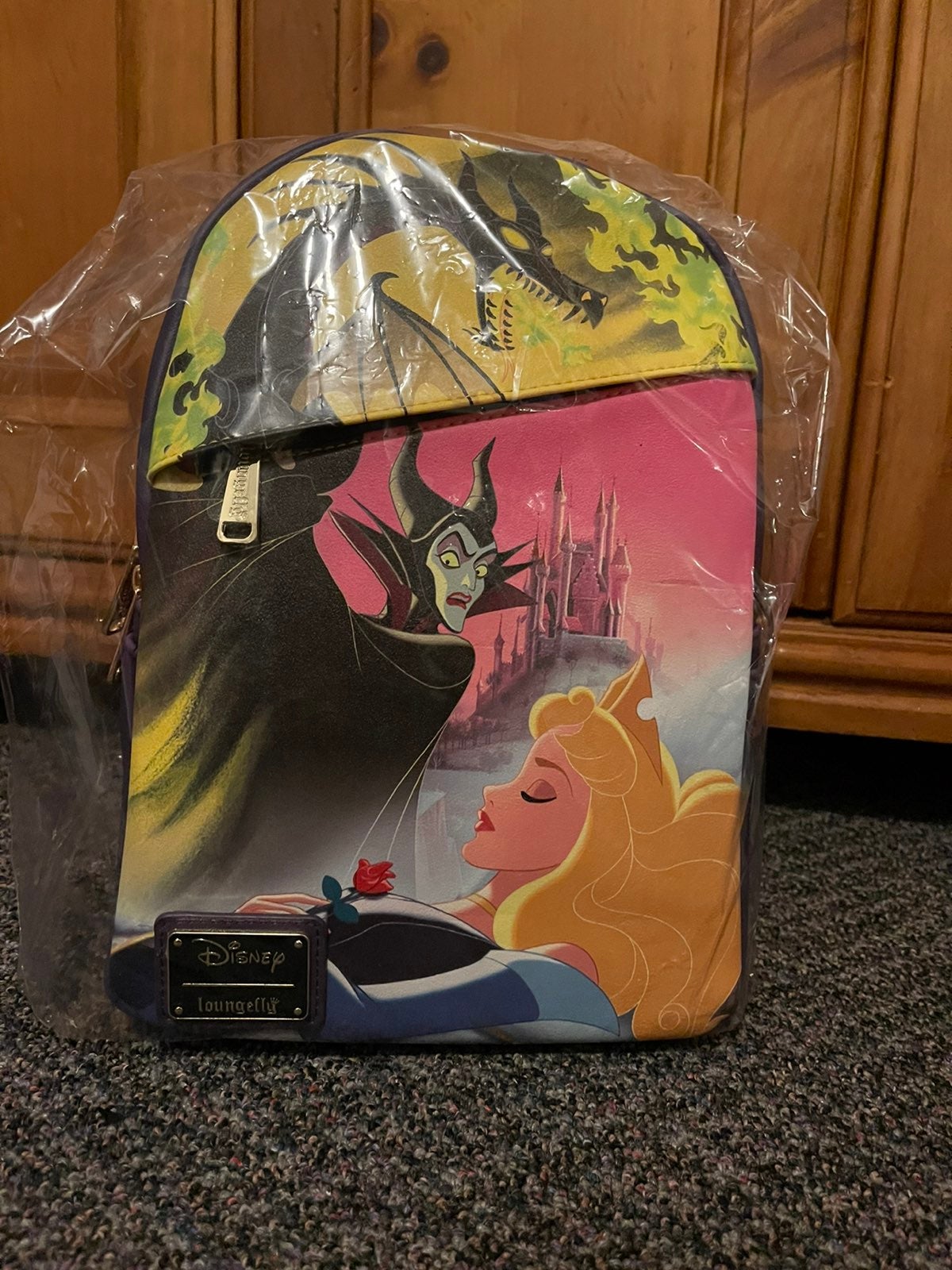 backpack loungefly sleeping beauty palm
