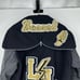 DeLONG 90s Letterman Wool Varsity Bomber Jacket Size M Black Embroidered