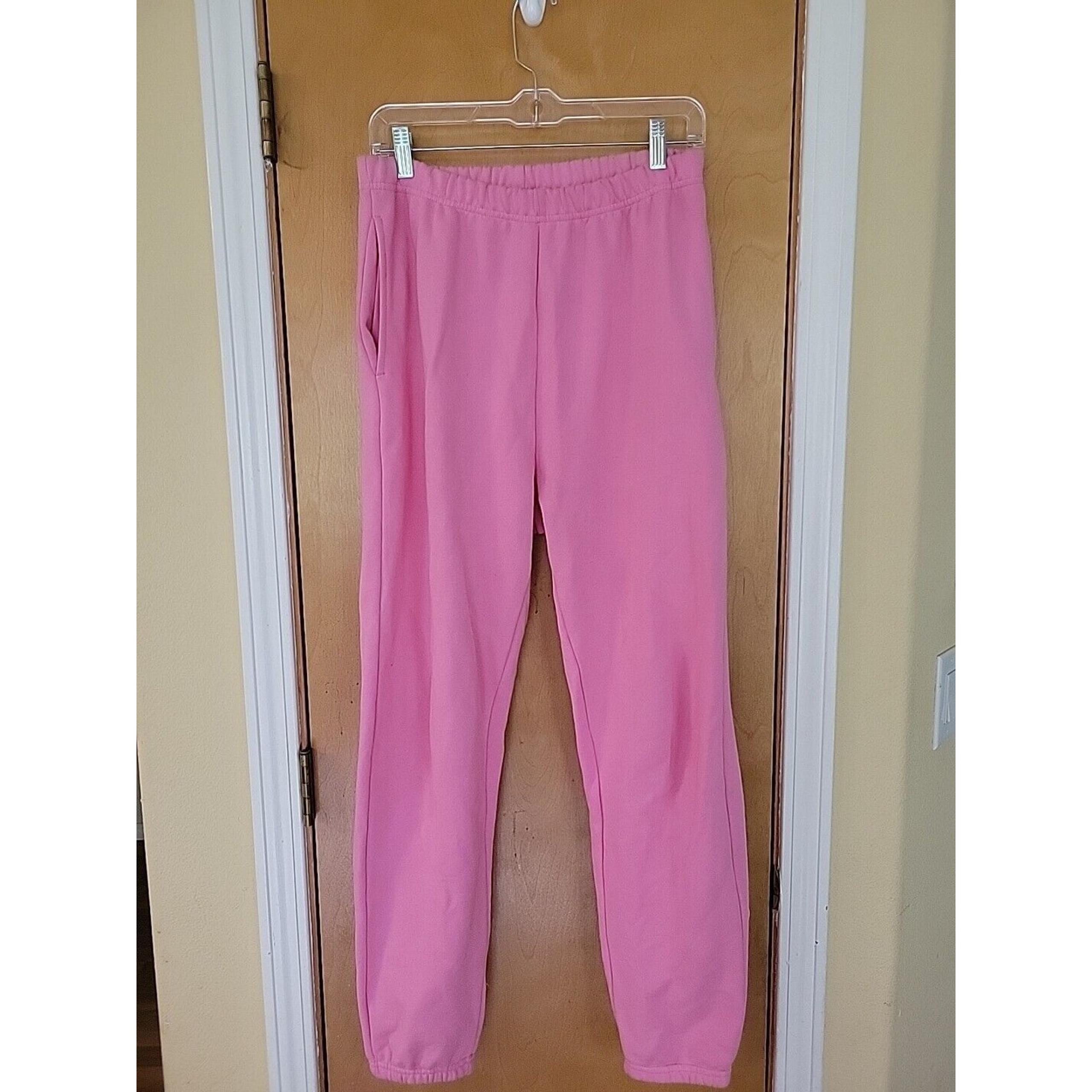 Brunette The Label Women Pink Sweatpants M/L Cotton