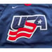 Vintage Nike 2002 Team USA Winter Olympic Hockey Blue Jersey Youth Large