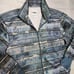 Adidas Originals Jeremy Scott Track Jacket Men L Denim Pattern *READ 3 Stripe