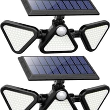 Solar Lights for Outside, 180LED 6500K Motion Sensor Outdoor Lights, IP65 Waterp