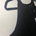Adrianna Papell Embroidered Hem Halter Top, Black And Ivory, Size Large, NWT