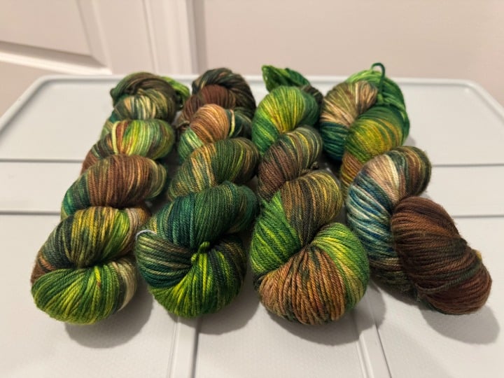 Hand Dyed Yarn DK Superwash Merino