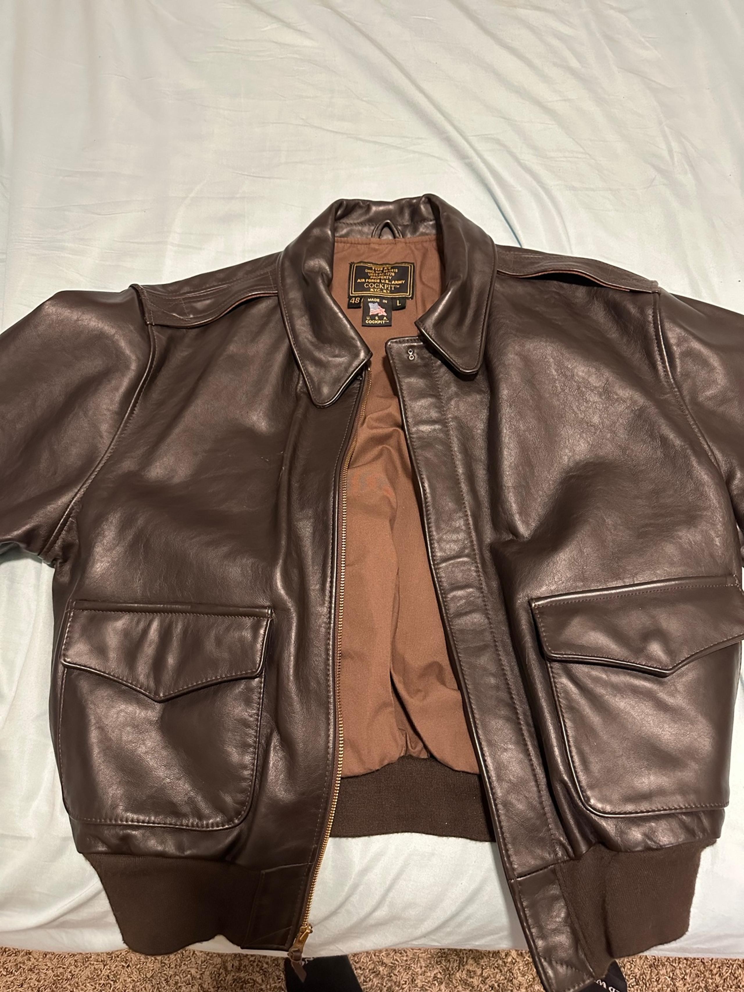 Cockpit USA WW2 Government Leather Jacket
