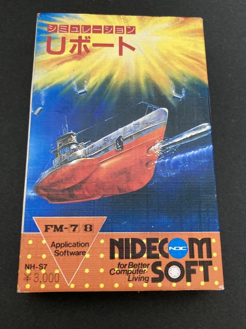 NIDECMSOFT Uボート カセットFM7 FM8 NH-S7 動作未確認品 NIDECMSOFT U-Boat Cassette FM7 FM8 NH-S7 Untested Item