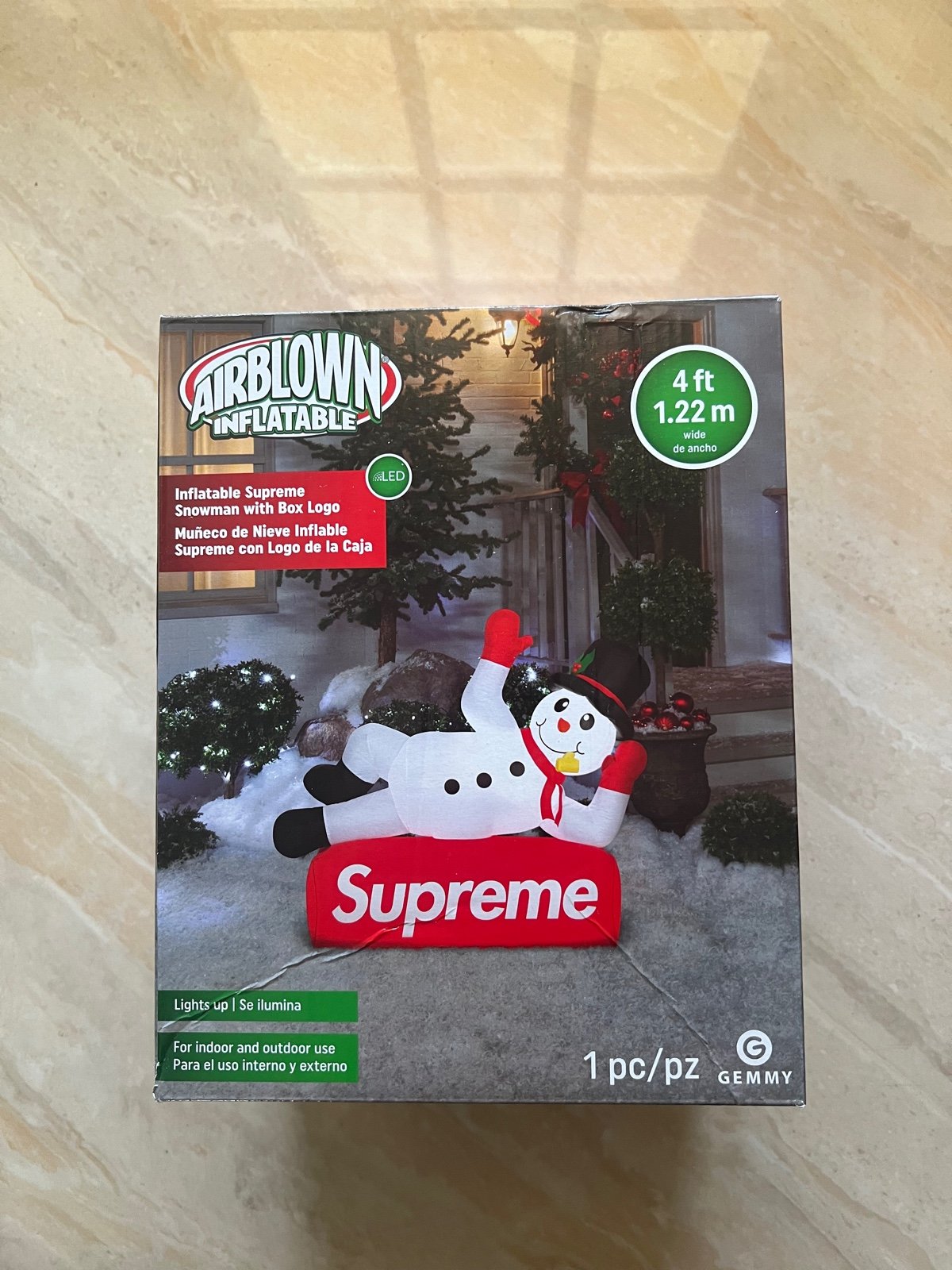 Supreme Large Inflatable Snowman White