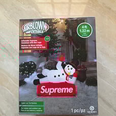 Supreme Large Inflatable Snowman White