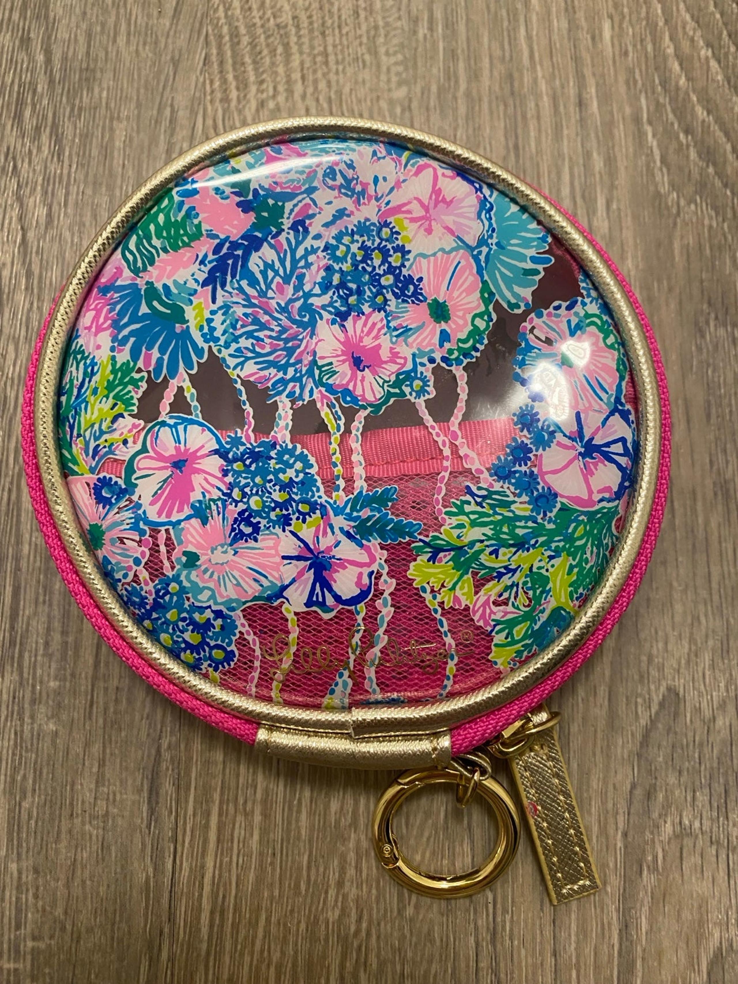 Lilly Pulitzer Round Pouch-  Beach You