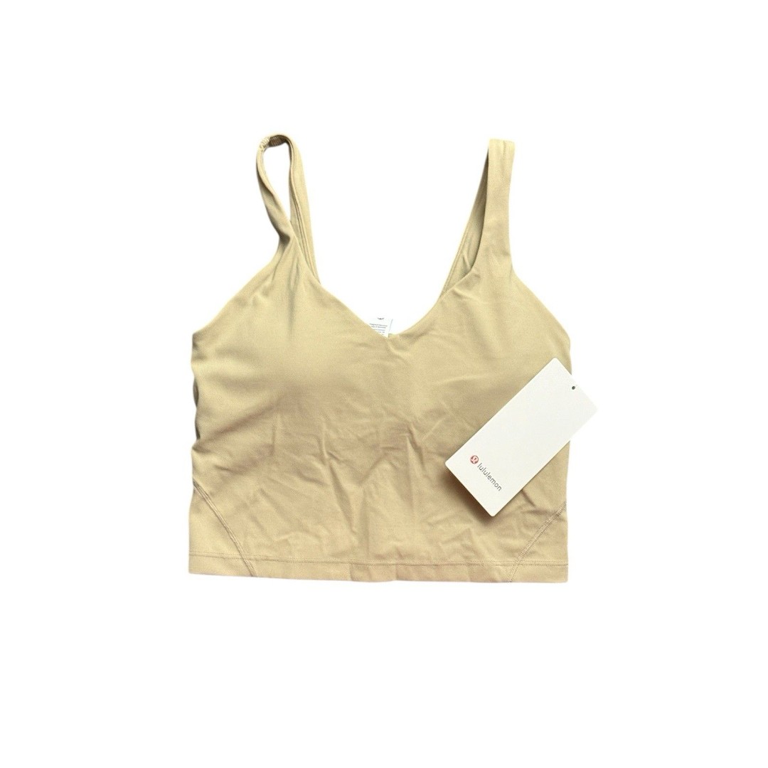 Lululemon Women’s Align Tank Top SHOK Sheer Oak Gray Size 6 New w/tag 68