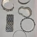 Silver and Diamond Bracelet Lot