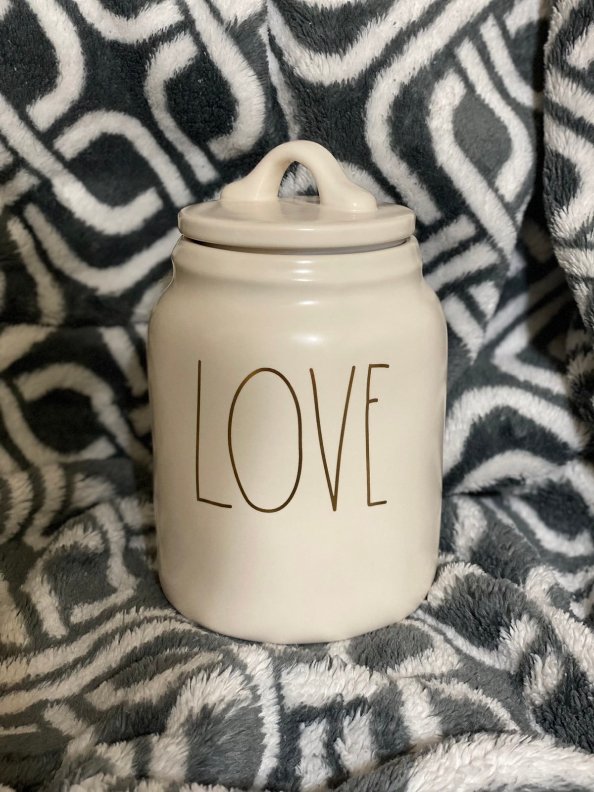 Rae Dunn LOVE Canister