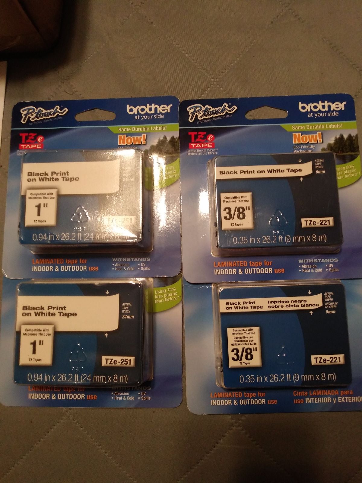 Brothers P-touch Labels