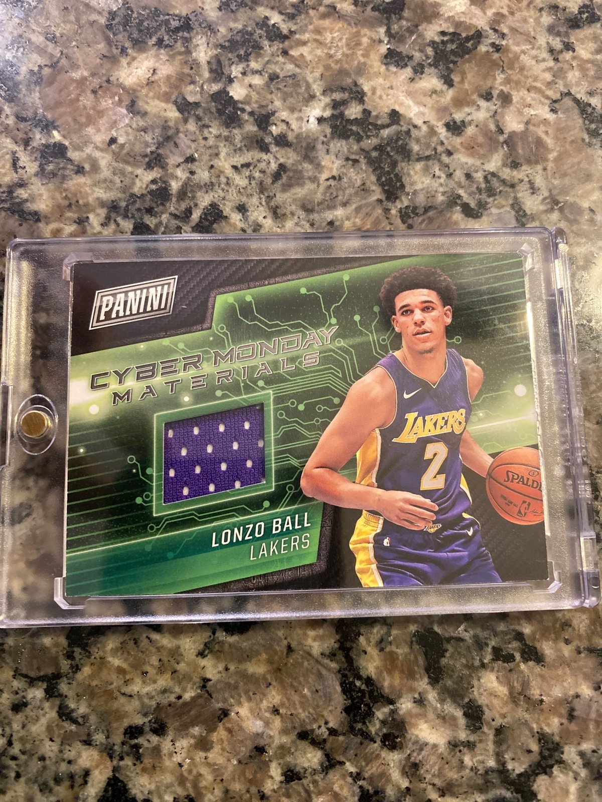 2017 Panini Cyber Monday Cyber Monday Materials Lonzo Ball #LB Rookie RC