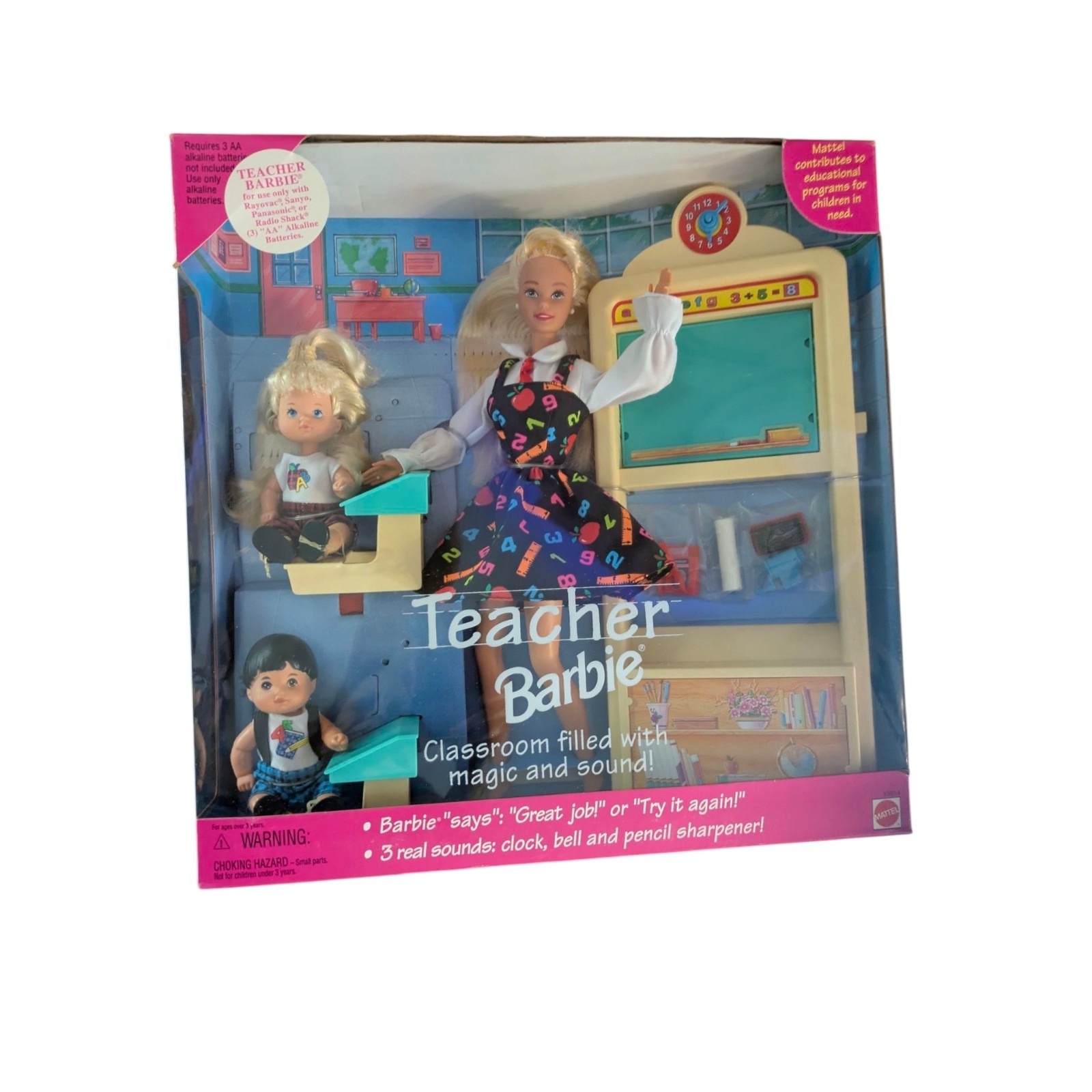Teacher Barbie - Magic & Sound Classroom 1995 Mattell #13914