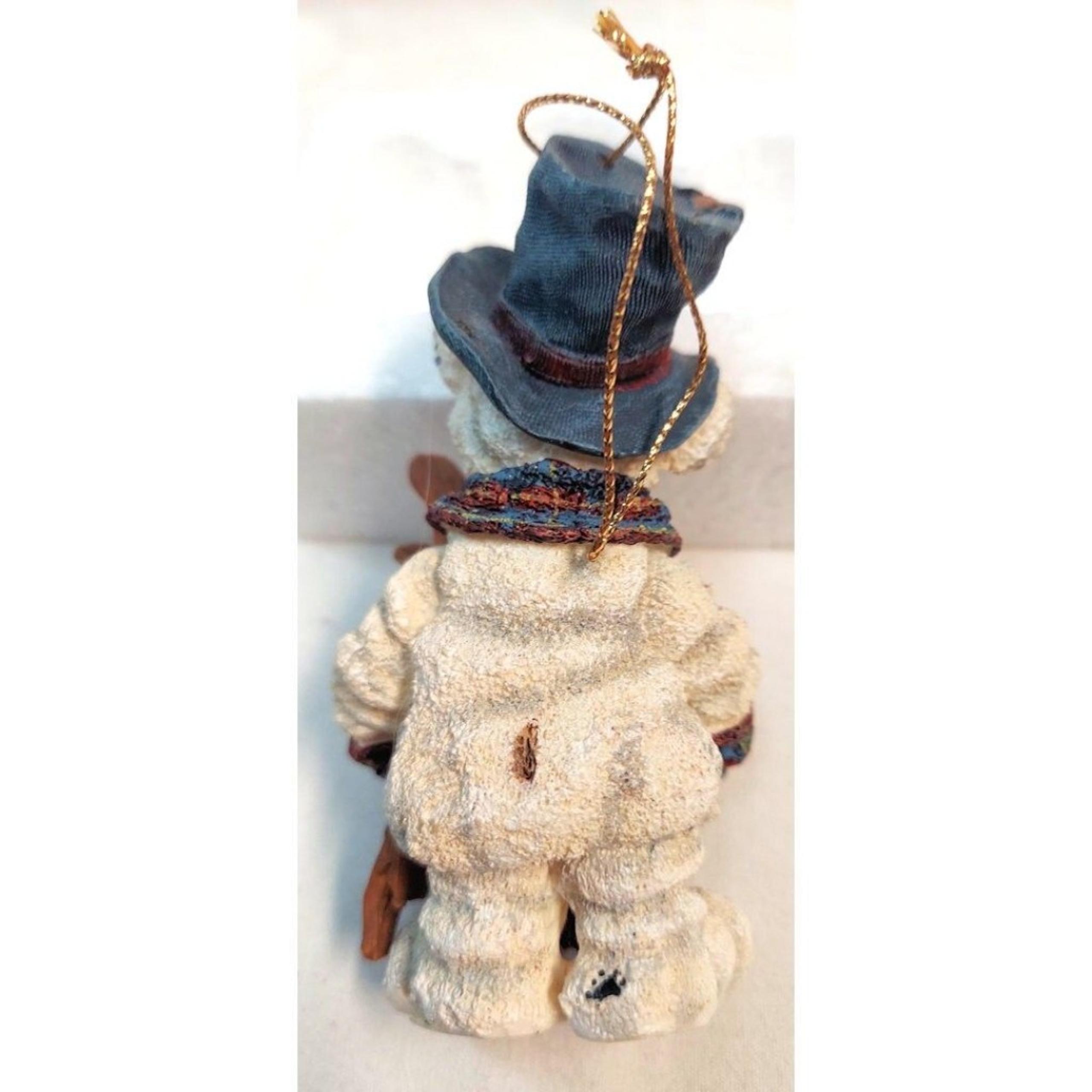Boyds Bears Bearstone Snowbearski Ornament Figurine Statue 25729