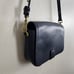 NEW Madewell Leather Transport Flap Shoulder Bag Dark Baltic Blue