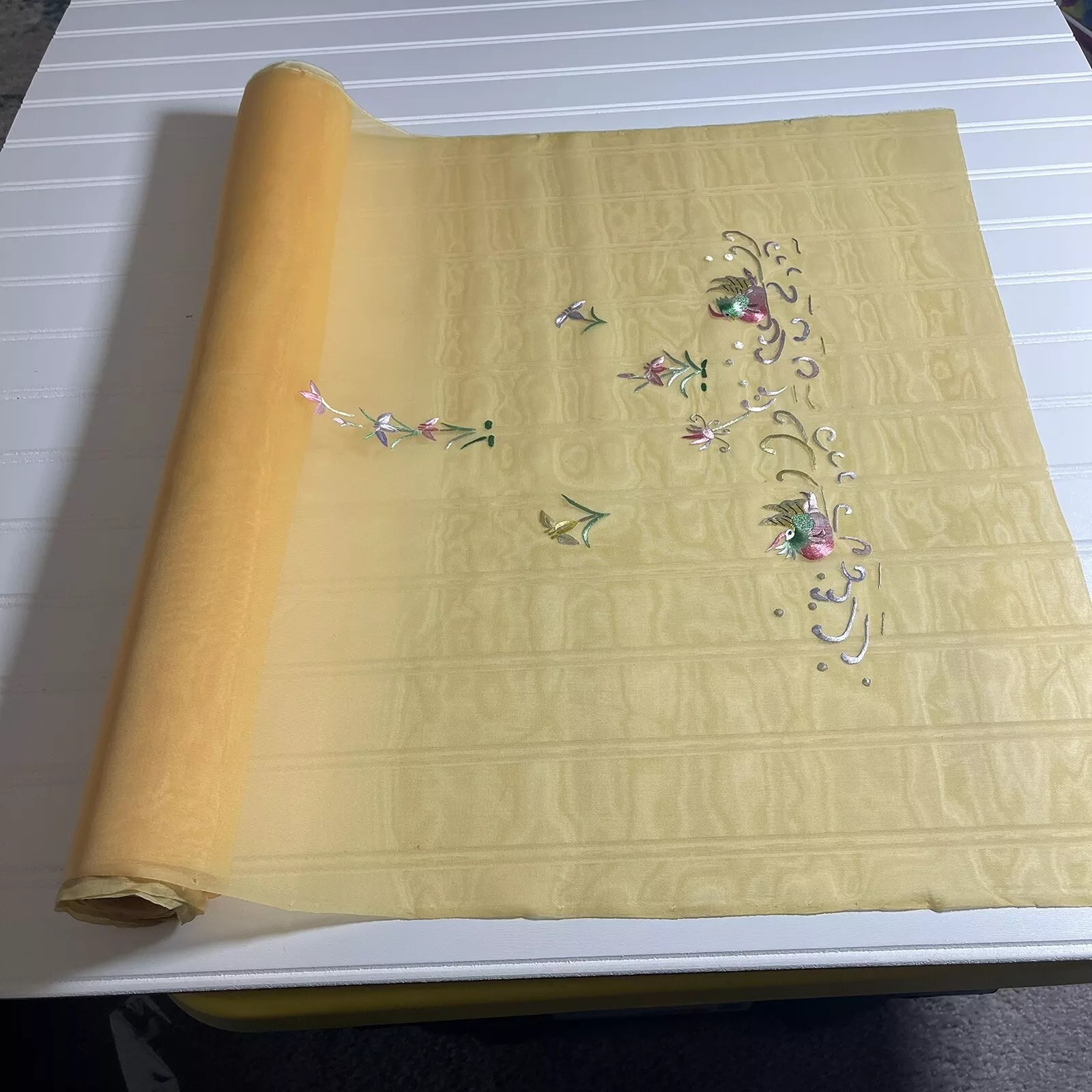 SILK Mustard FABRIC 6 Yards x 22 Inches Wide or 216 Inches x 22 Inches Wide