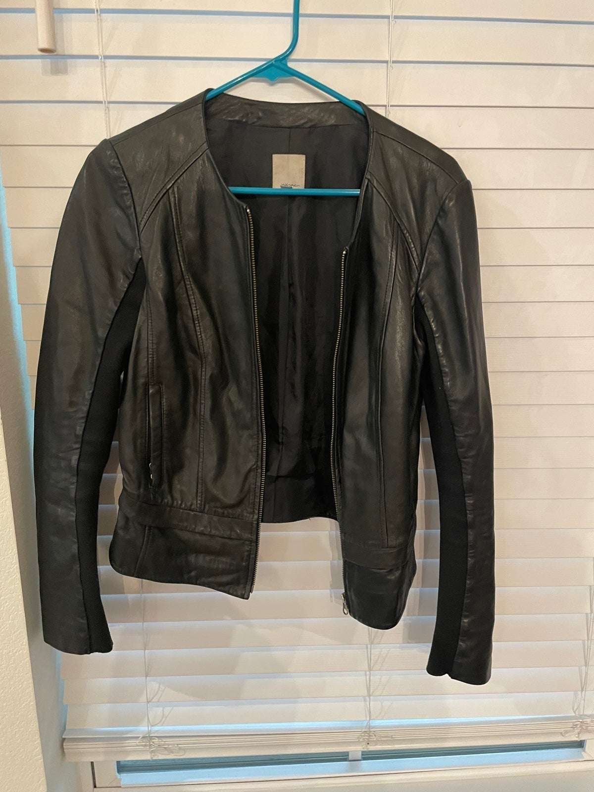 Halogen leather jacket discount