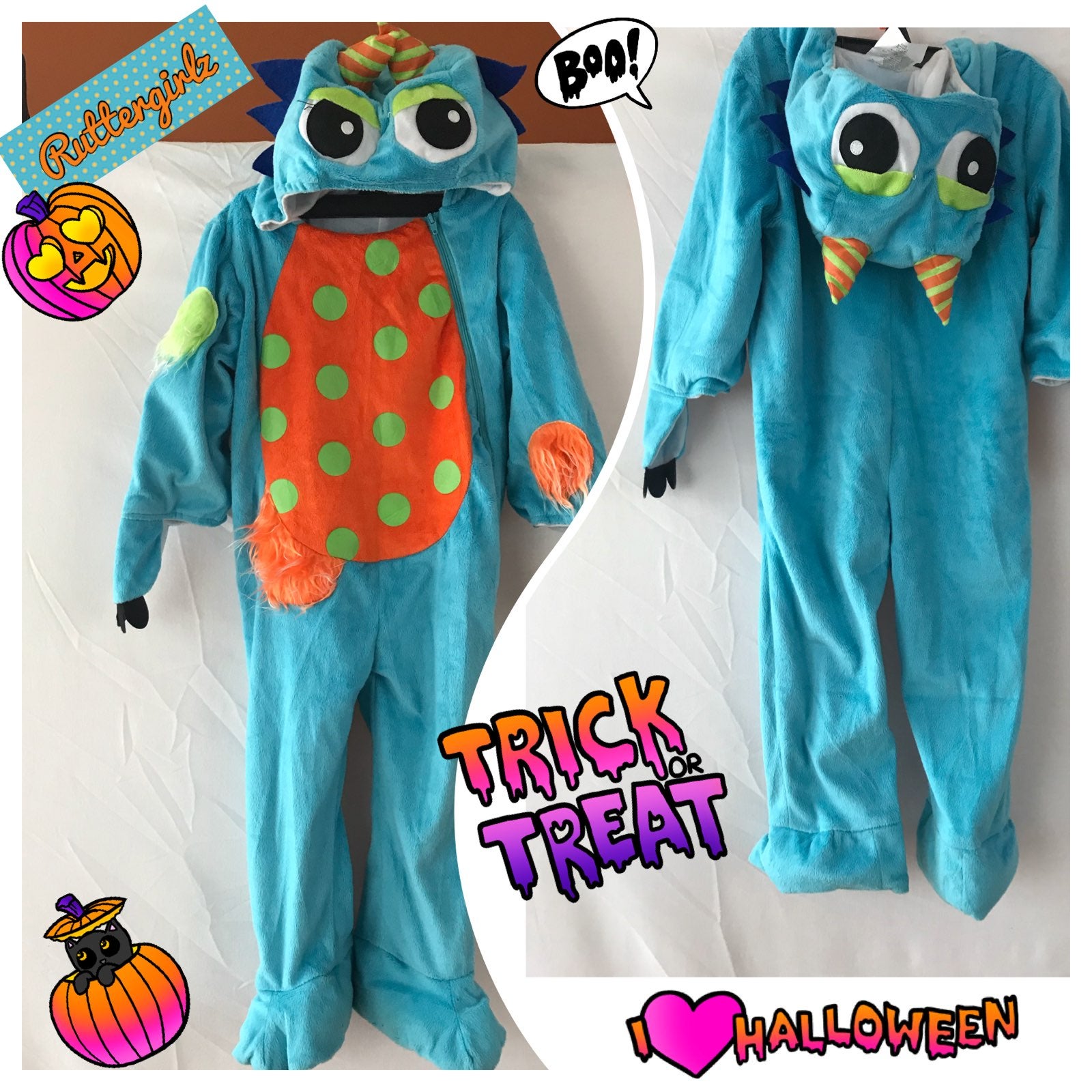 Cute Monster Halloween Costume