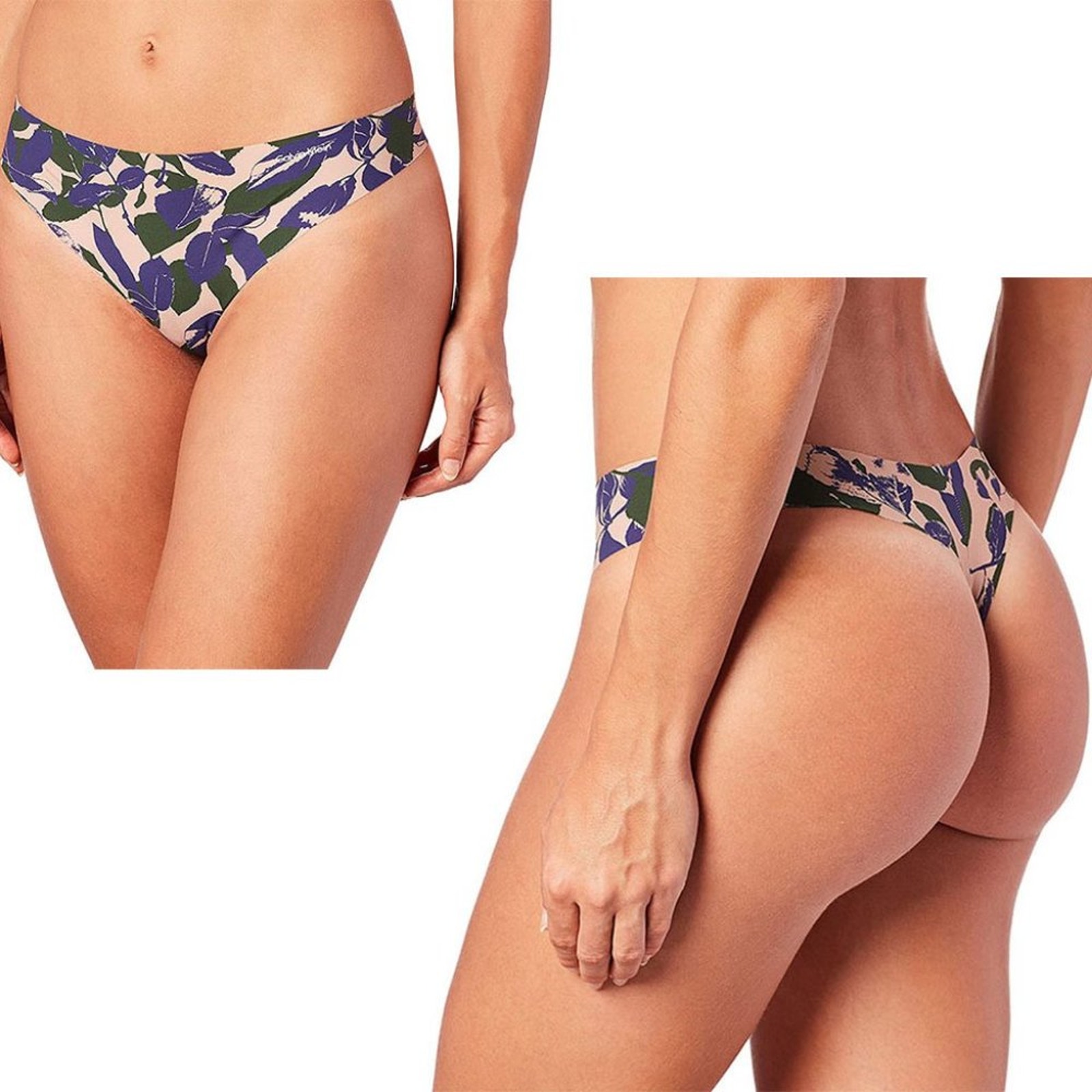 Calvin Klein Printed Invisible Sissy Thong Panties 3Pack Size XSmall