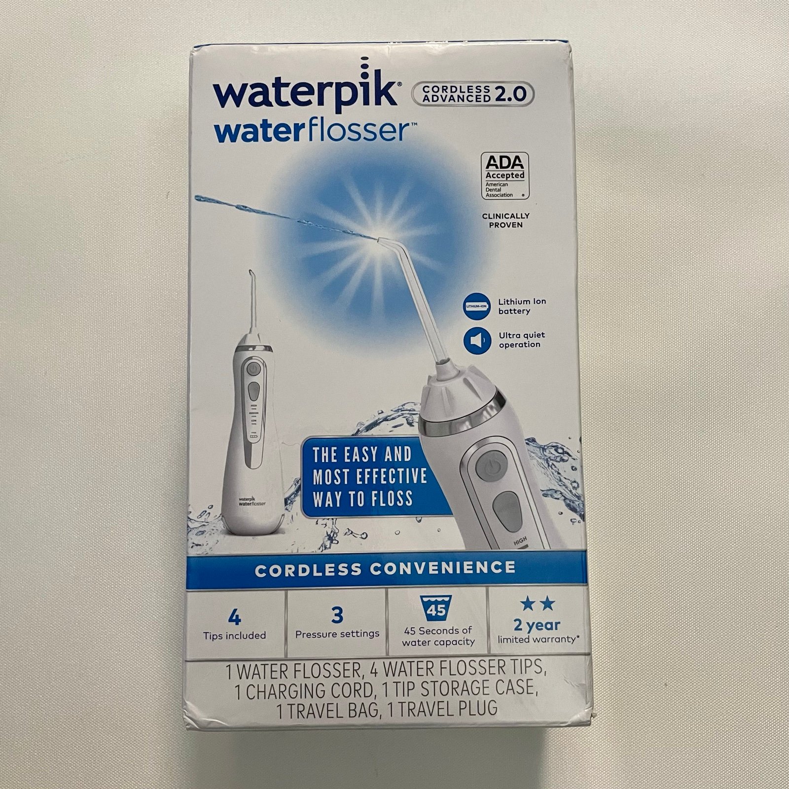 Waterpik water flosser cordless NWT!