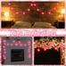 16 Feet, 20 LED Heart String Lights Valentine's Day Heart