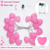 16 Feet, 20 LED Heart String Lights Valentine's Day Heart