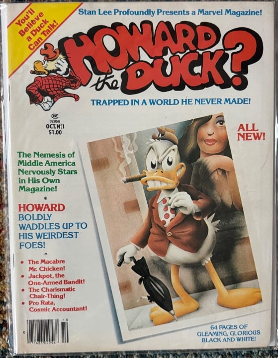 Howard the Duck Magazine issues 1-5.