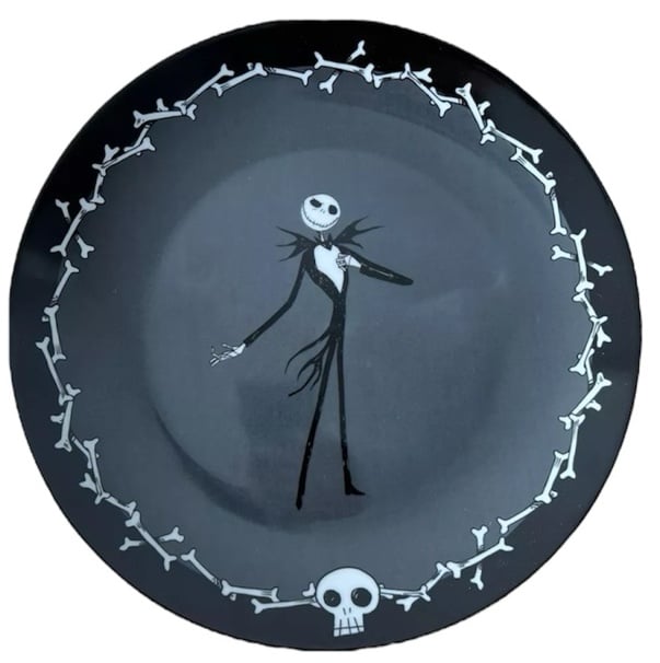 Tim Burton’s Nightmare Before Christmas Jack Skellington Halloween Dinner Plates