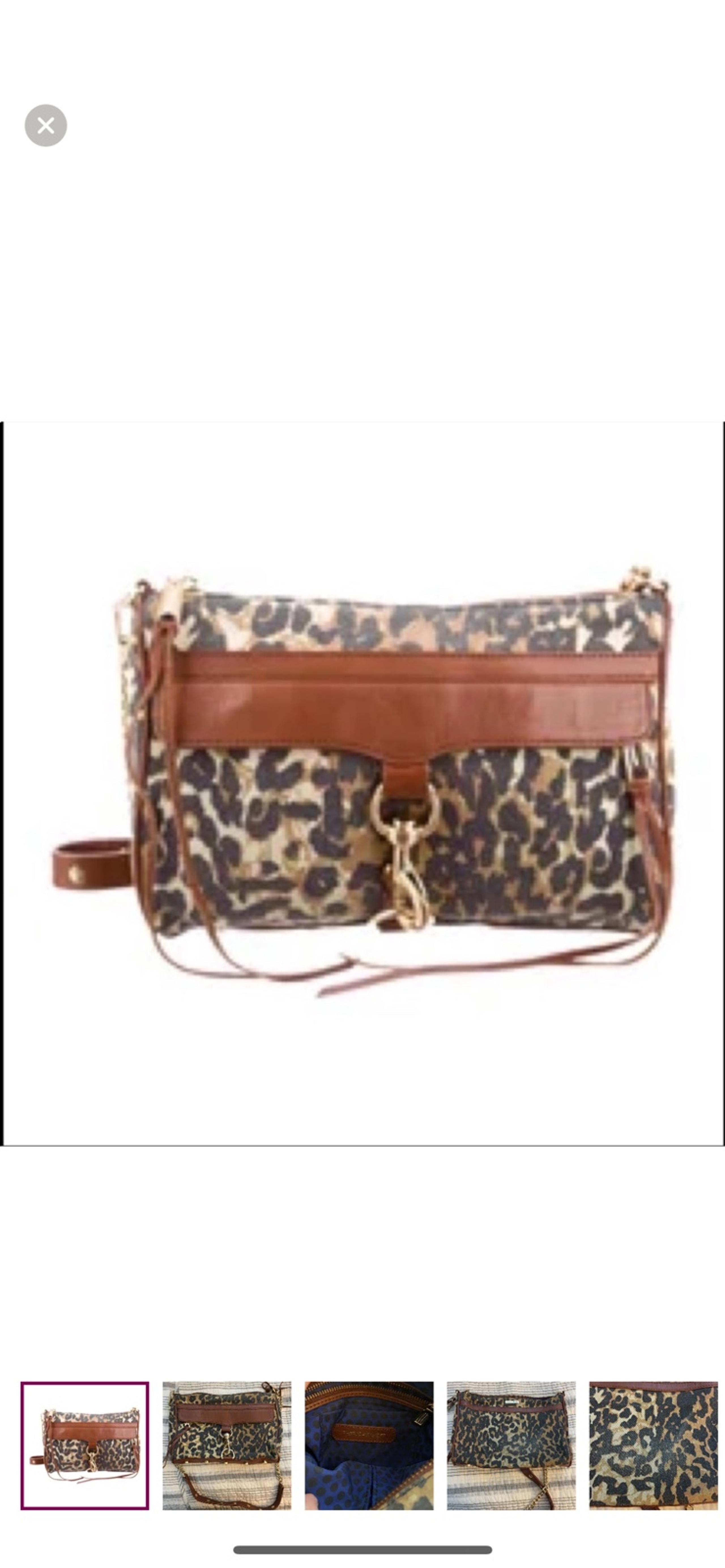 Rebecca Minkoff MAC crossbody cheetah print purse