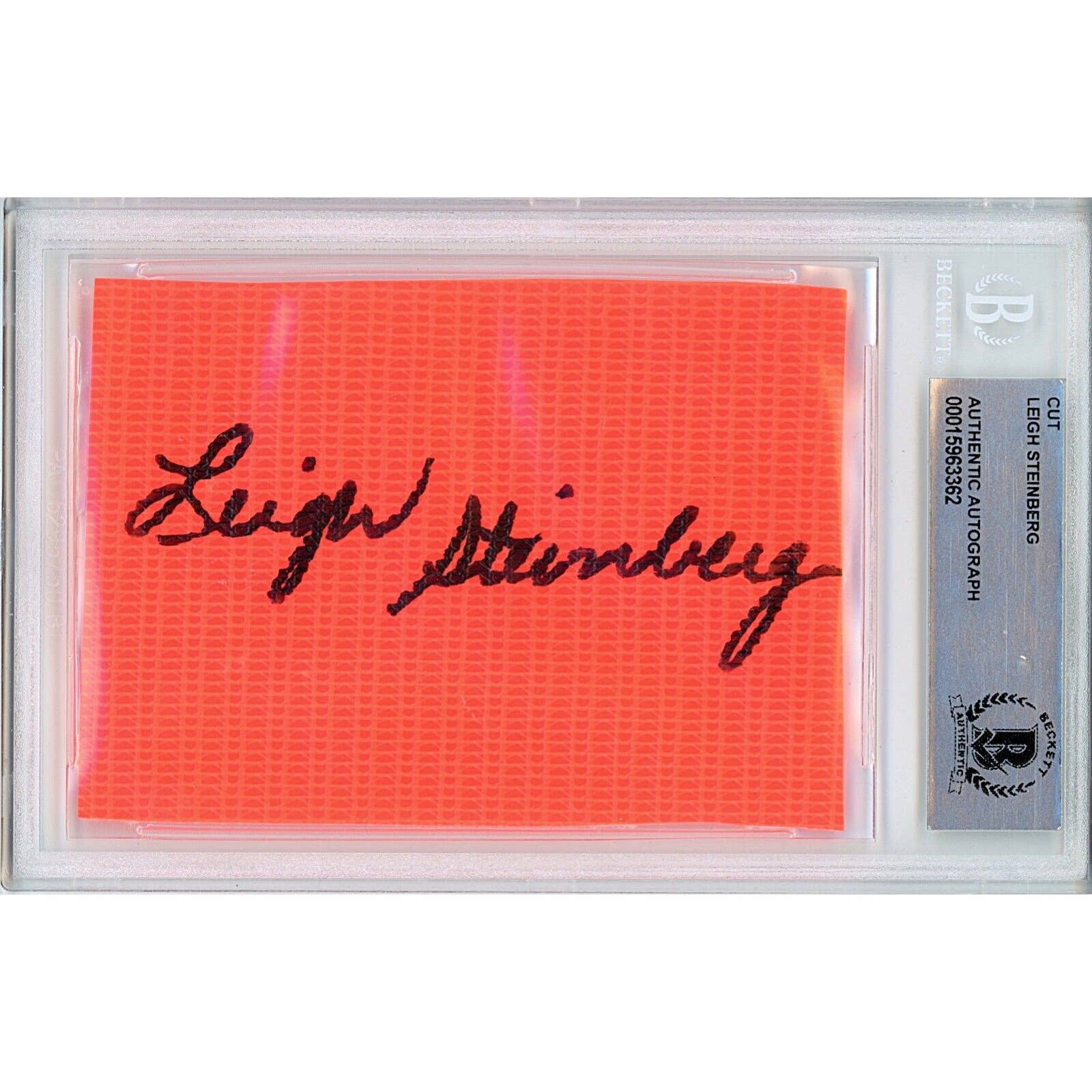 Leigh Steinberg Signed Football TD Pylon Famous Sports Agent Beckett Authentic