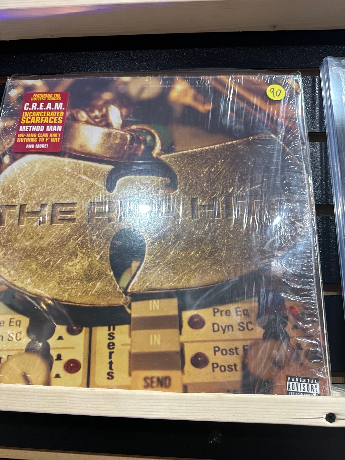 RZA GREATEST HITS OG W HYPE STICKER VINYL