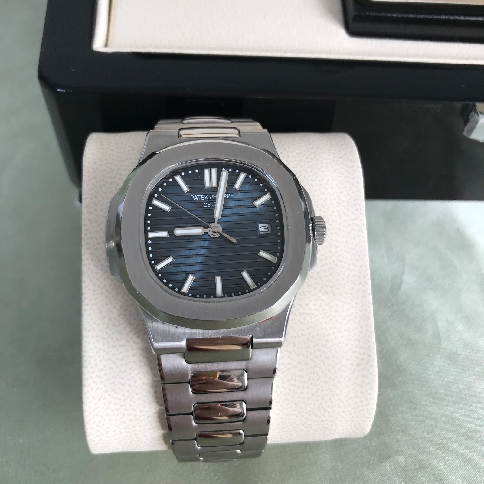Blue Dial White Gold