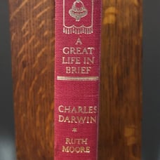 1964 Hardback Book A Great Life in Brief, Charles Darwin
