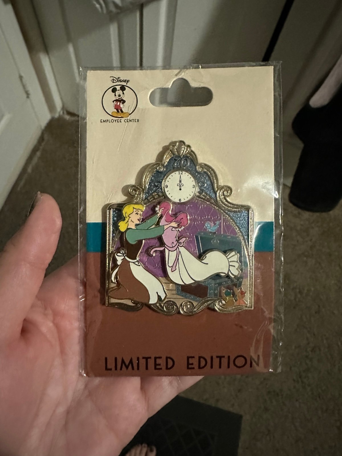 Cinderella DEC Mice Gus Jaq 70th LE 250 Disney Pin