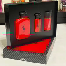 Polo Red 4.2+1.0 Oz + DEO 3-Pcs Men Set