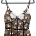Elliatt Pembrooke Lace Mini Dress in Black and White Size Small