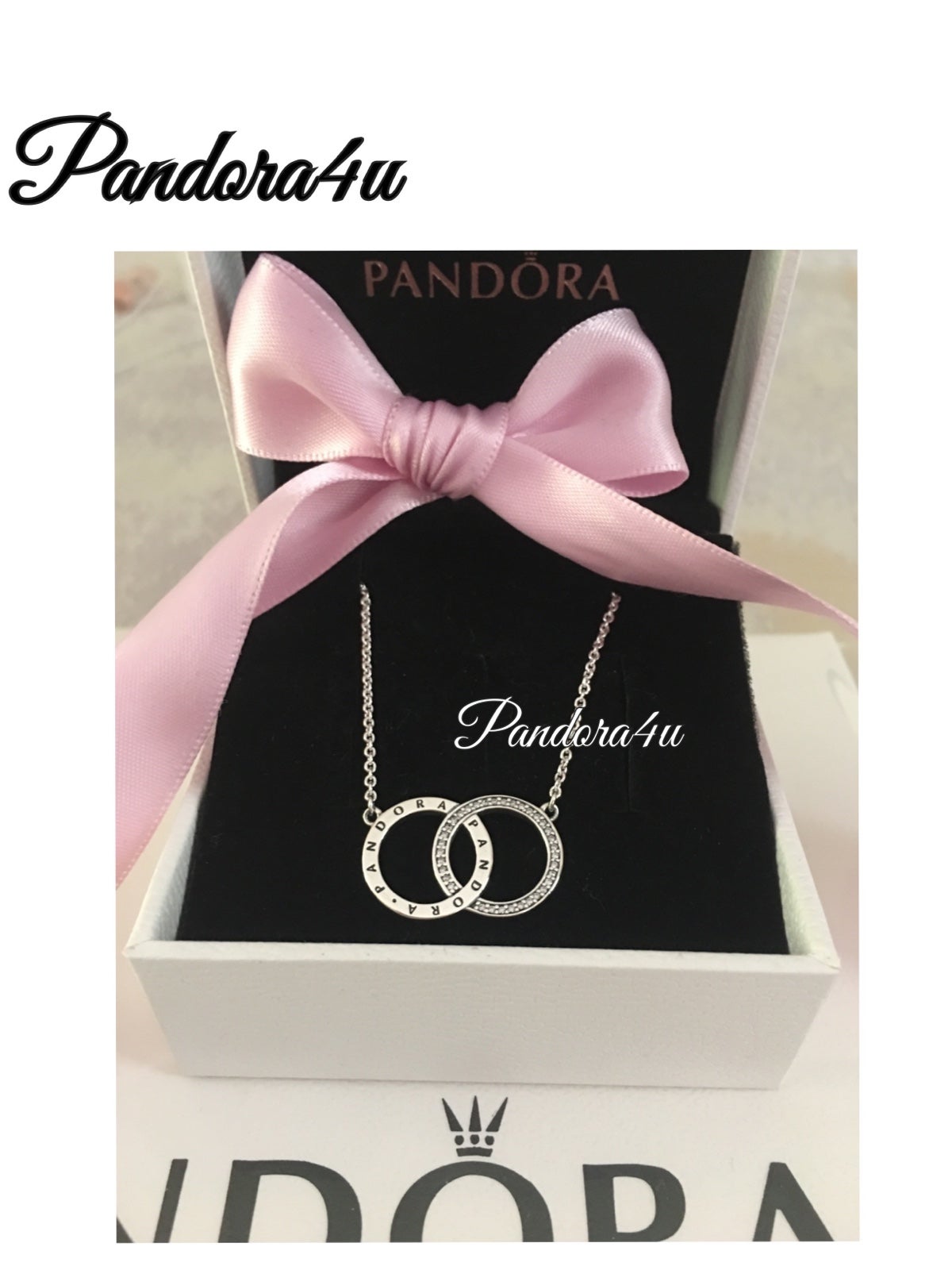 Pandora Earrings Pandora Logo Double store Circle EARRINGS NWT